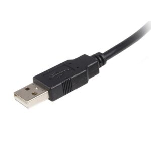 StarTech.com Cable USB de 1m para Impresora - 1x USB A Macho - 1x USB B Macho - Adaptador Negro StarTech.com Cable USB de 1m para Impresora - 1x USB A Macho - 1x USB B Macho - Adaptador Negro