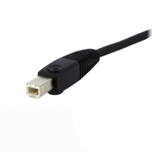 StarTech.com Cable de 1,8m para Switch Conmutador KVM 4en1 DVI-D Dual Link Doble Enlace USB con Audio Micrófono