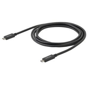 StarTech.com Cable de 2m USB-C USB 3.0 Certificado con Entrega de Potencia StarTech.com Cable de 2m USB-C USB 3.0 Certificado con Entrega de Potencia
