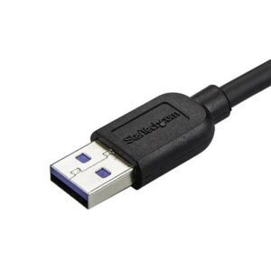 StarTech.com Cable delgado de 0,5m Micro USB 3.0 acodado a la derecha a USB A StarTech.com Cable delgado de 0,5m Micro USB 3.0 acodado a la derecha a USB A