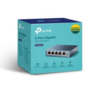 TP-Link TL-SG105 switch No administrado L2 Gigabit Ethernet (10/100/1000) Negro