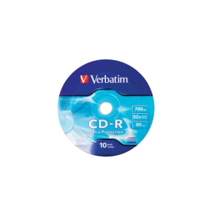 Verbatim CD-R 52X 700MB 10PK OPS Wrap EP 10 pieza(s) 43725