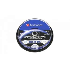 Verbatim MDISC BD-R DL 50 GB 10 pieza(s) 43847