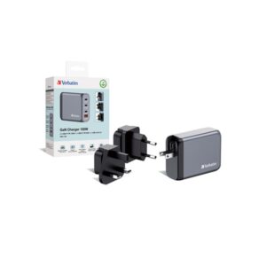Verbatim GNC-100 Universal Negro, Gris Corriente alterna Carga rápida Interior Verbatim_GNC-100_Universal_Negro,_Gris_Corriente_alterna_Carga_rápida_Interior