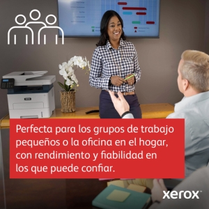 Xerox B225 A4 34 ppm Inalámbrica a doble cara Copia/impresión/escaneado PS3 PCL5e/6 ADF 2 bandejas Total 251 hojas