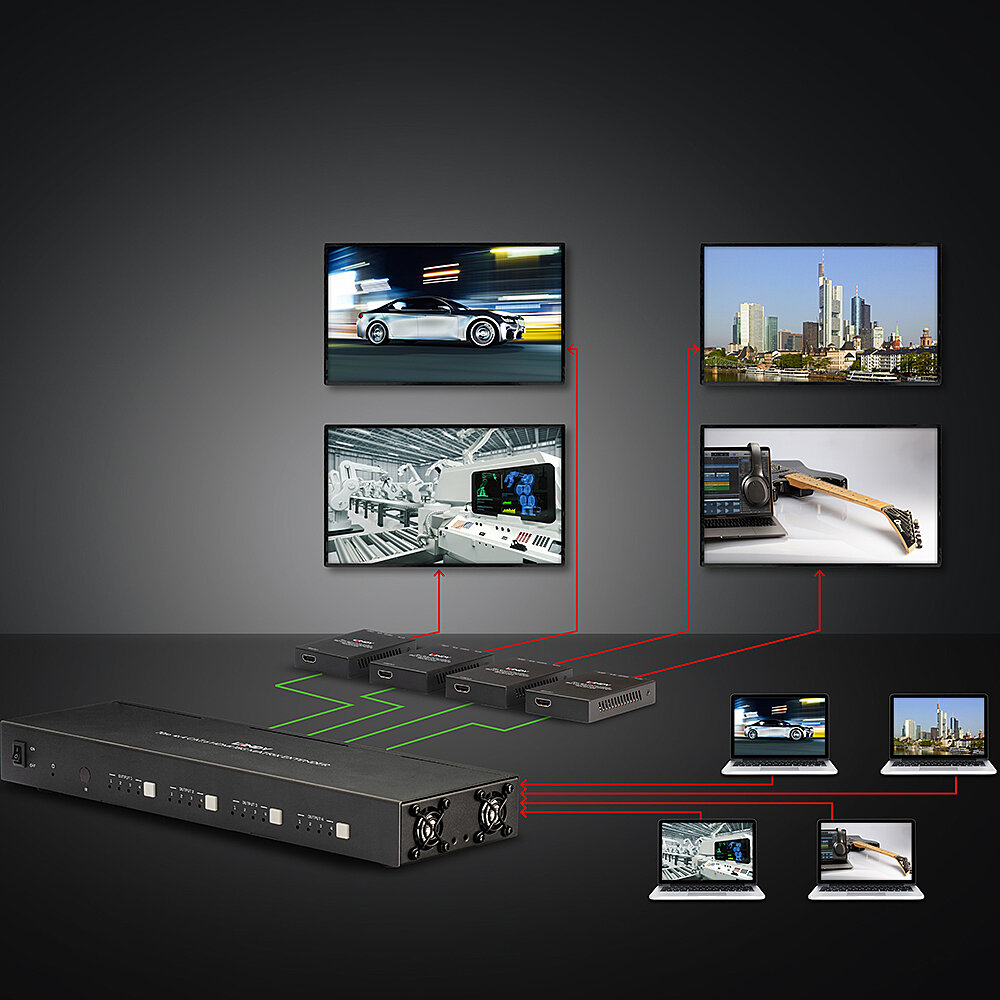 Lindy 38328 extensor audio/video Transmisor y receptor de señales AV Negro Lindy 38328 extensor audio/video Transmisor y receptor de señales AV Negro - Imagen 6