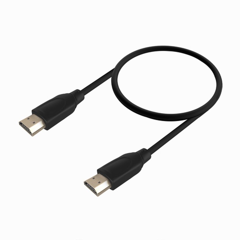 AISENS Cable HDMI V2.0 Premium Alta Velocidad / Hec 4K@60Hz 18Gbps, A/M-A/M, Negro, 0.5m - Imagen 2