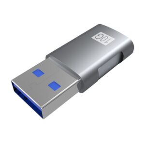 AISENS Mini Adaptador USB 3.2 GEN2 10G 3A, Tipo USB-C/H-A/M, Gris AISENS Mini Adaptador USB 3.2 GEN2 10G 3A, Tipo USB-C/H-A/M, Gris