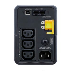 APC Back-UPS Línea interactiva 0,5 kVA 300 W 3 salidas AC