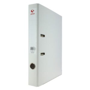 ARCHIVADOR PALANCA 45 COLOR BLANCO A4 LOMO ESTRECHO 290X320X55 GRAFOPLAS 17269370 | PACK 12 UNIDADES