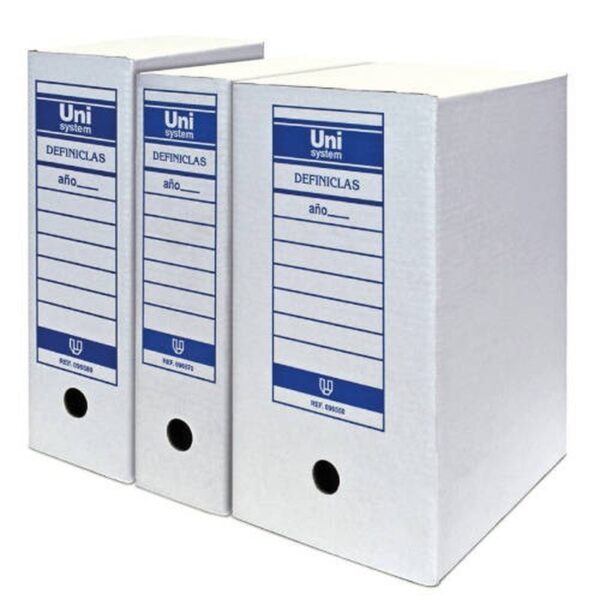 ARCHIVO DEFINITIVO CARTON DEFINICLAS FOLIO UNISYSTEM DEFINICLAS 70906870 | PACK 50 UNIDADES