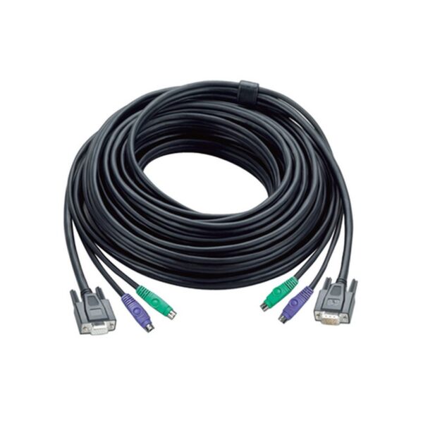 ATEN 30ft PS/2 cable para video, teclado y ratón (kvm) Negro 10 m