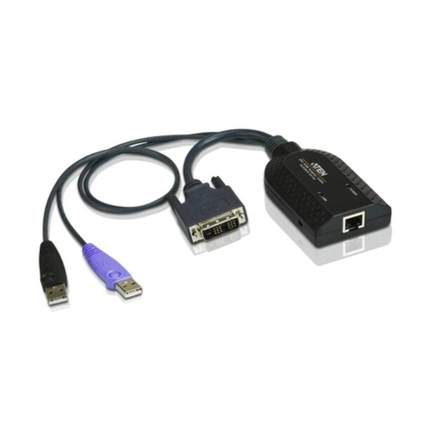 ATEN Adaptador KVM DVI USB compatible Smart Card con Virtual Media