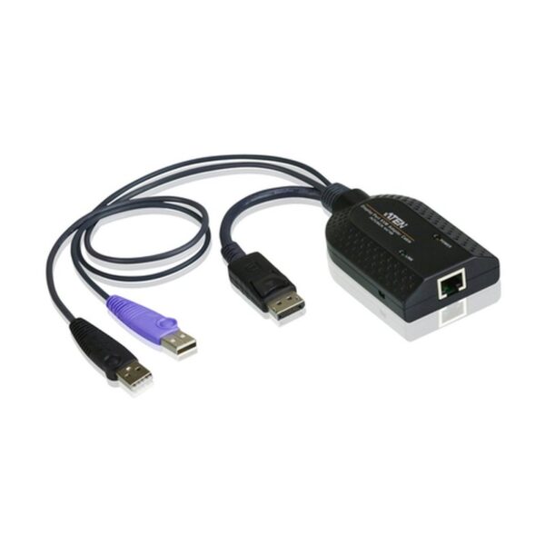 ATEN Adaptador KVM DisplayPort USB compatible Smart Card con Virtual Media