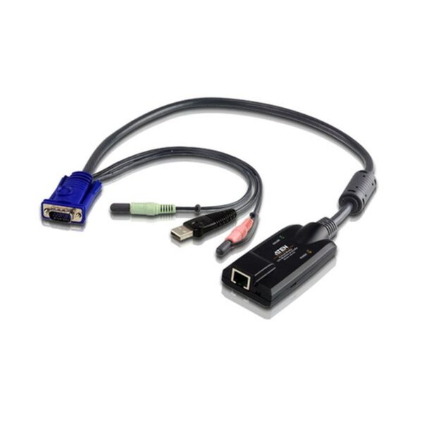 ATEN Adaptador KVM VGA/Audio USB con Virtual Media