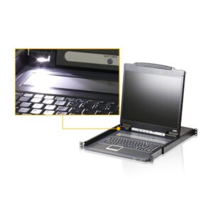 ATEN CL3000N consola de rack 48,3 cm (19") 1280 x 1024 Pixeles Aluminio Negro 1U ATEN CL3000N consola de rack 48,3 cm (19") 1280 x 1024 Pixeles Aluminio Negro 1U