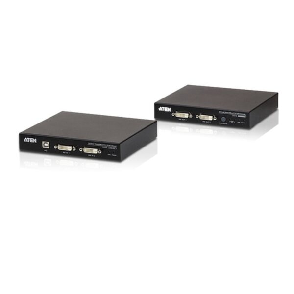 ATEN Extensor KVM HDBaseT™ 2.0 DVI dual display USB (1920 x 1200 a 100m)