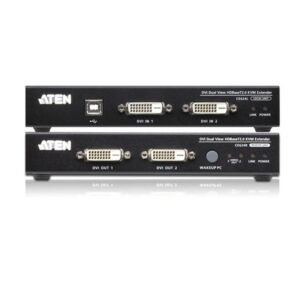 ATEN Extensor KVM HDBaseT™ 2.0 DVI dual display USB (1920 x 1200 a 100m) ATEN Extensor KVM HDBaseT™ 2.0 DVI dual display USB (1920 x 1200 a 100m)