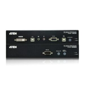 ATEN Extensor KVM óptico DVI USB (1920 x 1200 a 600m) ATEN Extensor KVM óptico DVI USB (1920 x 1200 a 600m)
