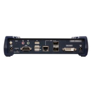 ATEN Receptor KVM por IP DVI-D dual link 2K con SFP dual