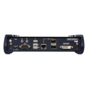 ATEN Receptor KVM por IP DVI-D dual link 2K con SFP dual y PoE