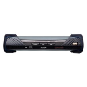 ATEN Receptor KVM por IP DVI-D dual link 2K con SFP dual y PoE