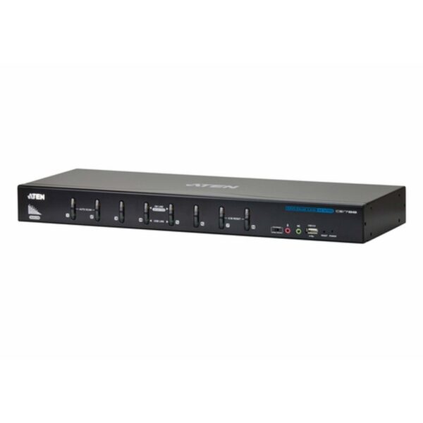 ATEN Switch KVM DVI/Audio dual link USB de 8 puertos