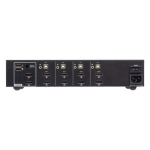Alternative view of ATEN Switch KVM de seguridad avanzada DisplayPort dual display USB de 4 puertos (compatible con PSD PP v4.0)