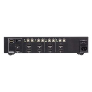 Alternative view of ATEN Switch KVM de seguridad avanzada DisplayPort dual display USB de 4 puertos con CAC (compatible con PSD PP v4.0)