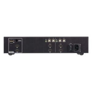 Alternative view of ATEN Switch KVM de seguridad avanzada HDMI dual display USB de 2 puertos con CAC (compatible con PSD PP v4.0)