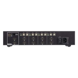 Alternative view of ATEN Switch KVM de seguridad avanzada HDMI dual display USB de 4 puertos con CAC (compatible con PSD PP v4.0)