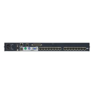 ATEN Switch KVM por IP multi-interfaz Cat 5 de 16 puertos con acceso compartido desde consolas local/remota