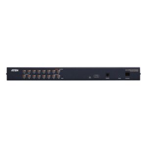 ATEN Switch KVM por IP multi-interfaz Cat 5 de 16 puertos con acceso compartido desde consolas local/remota