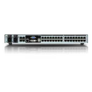ATEN Switch KVM por IP multi-interfaz Cat 5 de 32 puertos de 1 consola local y 4 consolas remotas