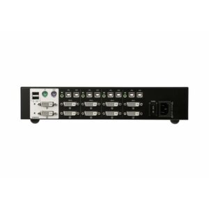 ATEN Switch KVM seguro DVI dual display USB de 4 puertos (compatible con PSS PP v3.0)