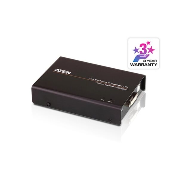 ATEN Transmisor KVM por IP DVI-I single display USB formato compacto