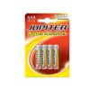 BLISTER 4 PILAS ALKALINAS LR03 - E92 /AAA) 318995 JUPITER 040309