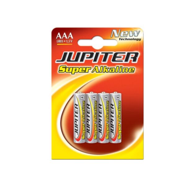 BLISTER 4 PILAS ALKALINAS LR03 - E92 /AAA) 318995 JUPITER 040309