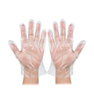 BOLSA DE 100 GUANTES HIGIENICOS DESECHABLES TRANSPARENTES TALLA ÚNICA ED0024CT3 | PACK 10 UNIDADES