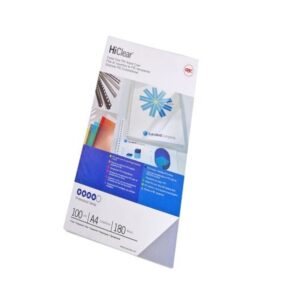 GBC Portada PVC Transparente A4 180 Micras Cristal(Caja 100) GBC Portada PVC Transparente A4 180 Micras Cristal(Caja 100)
