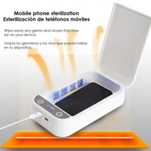 CAJA ESTERILIZADORA PORTÁTIL CON LUZ ULTRAVIOLETA Y AROMATERAPIA. DAM DMAC0036 CAJA ESTERILIZADORA PORTÁTIL CON LUZ ULTRAVIOLETA Y AROMATERAPIA. DAM DMAC0036