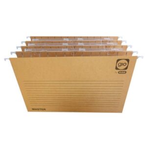 CARPETA COLGANTE CAJÓN VISOR LARGO MASTER FOLIO PROLONGADO LOMO V K. BICOLOR GIO 400047715 | PACK 25 UNIDADES