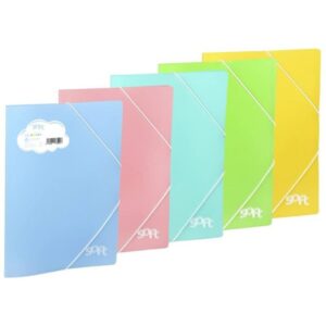 Alternative view of CARPETA SOLAPAS SOFT POLIPROPILENO C/ETIQUETA Y GOMA AMARILLO CARCHIVO 20160120