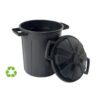 CONTENEDOR SOSTENIBLE DE RECICLAJE CON TAPA 100 LITROS 54X64X68 CM PP NEGRO ARCHIVO 2000 CP1426100 NE CONTENEDOR SOSTENIBLE DE RECICLAJE CON TAPA 100 LITROS 54X64X68 CM PP NEGRO ARCHIVO 2000 CP1426100 NE
