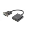 CONVERSOR DIGITUS VGA MACHO A HDMI HEMBRA 1080P CON AUDIO