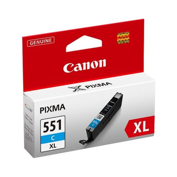 Canon CLI-551XL C w/sec cartucho de tinta 1 pieza(s) Original Alto rendimiento (XL) Fotos cian