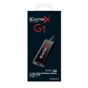 Alternative view of Creative Labs Sound BlasterX G1 7.1 canales USB