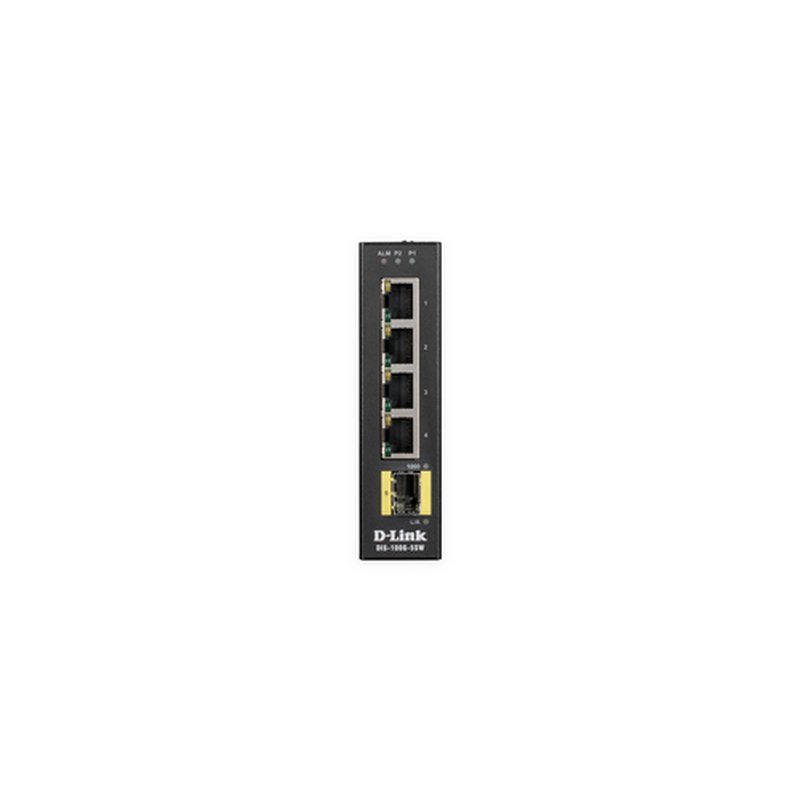 D-Link DIS‑100G‑5SW No administrado L2 Gigabit Ethernet (10/100/1000) Negro - Imagen 2