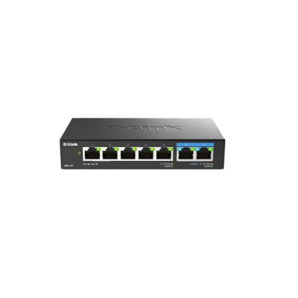 D-Link DMS-107/E switch No administrado Gigabit Ethernet (10/100/1000) Negro