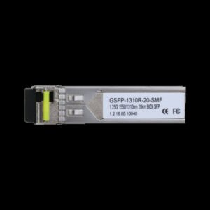 (GSFP-1310R-20-SMF) DAHUA MÓDULO ÓPTICO GIGABIT TRANSCEPTOR DE FIBRA SFP MONOMODO SM LC 1GBPS ENVÍO 1550NM RECEPCIÓN 1310NM HASTA 20KM (GSFP-1310R-20-SMF) DAHUA MÓDULO ÓPTICO GIGABIT TRANSCEPTOR DE FIBRA SFP MONOMODO SM LC 1GBPS ENVÍO 1550NM RECEPCIÓN 1310NM HASTA 20KM